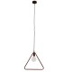GloboStar® DELTA 01581 Μοντέρνο Κρεμαστό Φωτιστικό Οροφής Μονόφωτο 1 x E27 Καφέ Σκουριά Μεταλλικό Μ38 x Π4 x Υ33cm GloboStar® DELTA 01581 Μοντέρνο Κρεμαστό Φωτιστικό Οροφής Μονόφωτο 1 x E27 Καφέ Σκουριά Μεταλλικό Μ38 x Π4 x Υ33cm