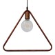 GloboStar® DELTA 01581 Μοντέρνο Κρεμαστό Φωτιστικό Οροφής Μονόφωτο 1 x E27 Καφέ Σκουριά Μεταλλικό Μ38 x Π4 x Υ33cm GloboStar® DELTA 01581 Μοντέρνο Κρεμαστό Φωτιστικό Οροφής Μονόφωτο 1 x E27 Καφέ Σκουριά Μεταλλικό Μ38 x Π4 x Υ33cm