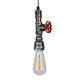 GloboStar® RUBINETTO 01583 Vintage Industrial Κρεμαστό Φωτιστικό Οροφής Μονόφωτο 1 x E27 Ασημί Μεταλλικό Μ5 x Π7.5 x Y20cm GloboStar® RUBINETTO 01583 Vintage Industrial Κρεμαστό Φωτιστικό Οροφής Μονόφωτο 1 x E27 Ασημί Μεταλλικό Μ5 x Π7.5 x Y20cm