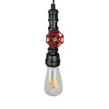 GloboStar® RUBINETTO 01583 Vintage Industrial Κρεμαστό Φωτιστικό Οροφής Μονόφωτο 1 x E27 Ασημί Μεταλλικό Μ5 x Π7.5 x Y20cm GloboStar® RUBINETTO 01583 Vintage Industrial Κρεμαστό Φωτιστικό Οροφής Μονόφωτο 1 x E27 Ασημί Μεταλλικό Μ5 x Π7.5 x Y20cm