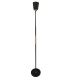 GloboStar® RIBBON 01585 Μοντέρνο Φωτιστικό Δαπέδου Μονόφωτο 1 x E27 Μαύρο Μεταλλικό Καμπάνα με Εφέ Ξύλου D13 x H164cm GloboStar® RIBBON 01585 Μοντέρνο Φωτιστικό Δαπέδου Μονόφωτο 1 x E27 Μαύρο Μεταλλικό Καμπάνα με Εφέ Ξύλου D13 x H164cm
