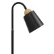 GloboStar® RIBBON 01585 Μοντέρνο Φωτιστικό Δαπέδου Μονόφωτο 1 x E27 Μαύρο Μεταλλικό Καμπάνα με Εφέ Ξύλου D13 x H164cm GloboStar® RIBBON 01585 Μοντέρνο Φωτιστικό Δαπέδου Μονόφωτο 1 x E27 Μαύρο Μεταλλικό Καμπάνα με Εφέ Ξύλου D13 x H164cm