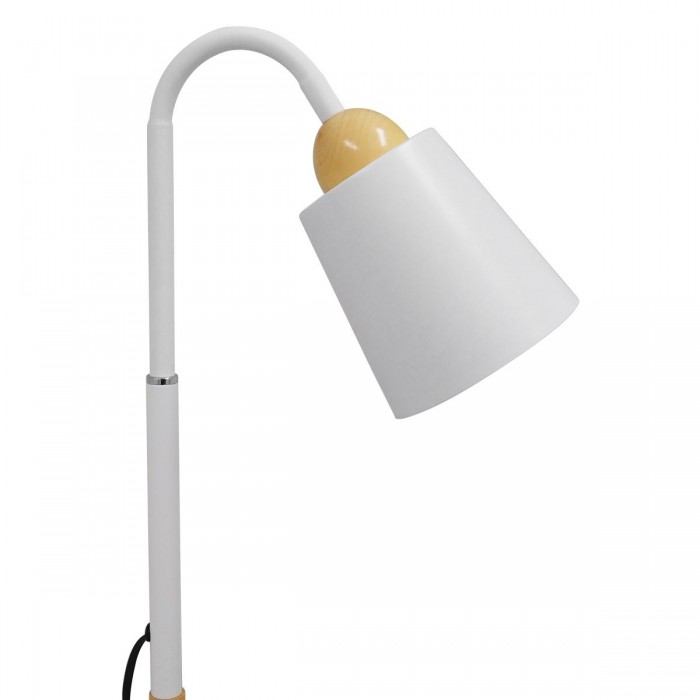 GloboStar® RIBBON 01586 Μοντέρνο Φωτιστικό Δαπέδου Μονόφωτο 1 x E27 Λευκό Μεταλλικό Καμπάνα με Εφέ Ξύλου D13 x H164cm GloboStar® RIBBON 01586 Μοντέρνο Φωτιστικό Δαπέδου Μονόφωτο 1 x E27 Λευκό Μεταλλικό Καμπάνα με Εφέ Ξύλου D13 x H164cm