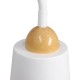 GloboStar® RIBBON 01586 Μοντέρνο Φωτιστικό Δαπέδου Μονόφωτο 1 x E27 Λευκό Μεταλλικό Καμπάνα με Εφέ Ξύλου D13 x H164cm GloboStar® RIBBON 01586 Μοντέρνο Φωτιστικό Δαπέδου Μονόφωτο 1 x E27 Λευκό Μεταλλικό Καμπάνα με Εφέ Ξύλου D13 x H164cm