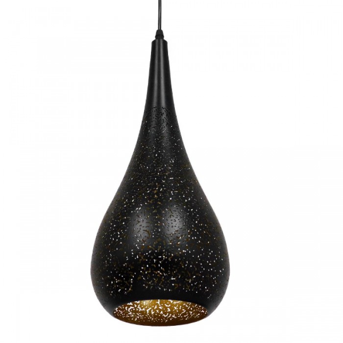 GloboStar® CORONA 01589 Μοντέρνο Κρεμαστό Φωτιστικό Οροφής Μονόφωτο 1 x E27 Μαύρο με Χρυσό Μεταλλικό Καμπάνα Φ20 x Υ46cm GloboStar® CORONA 01589 Μοντέρνο Κρεμαστό Φωτιστικό Οροφής Μονόφωτο 1 x E27 Μαύρο με Χρυσό Μεταλλικό Καμπάνα Φ20 x Υ46cm