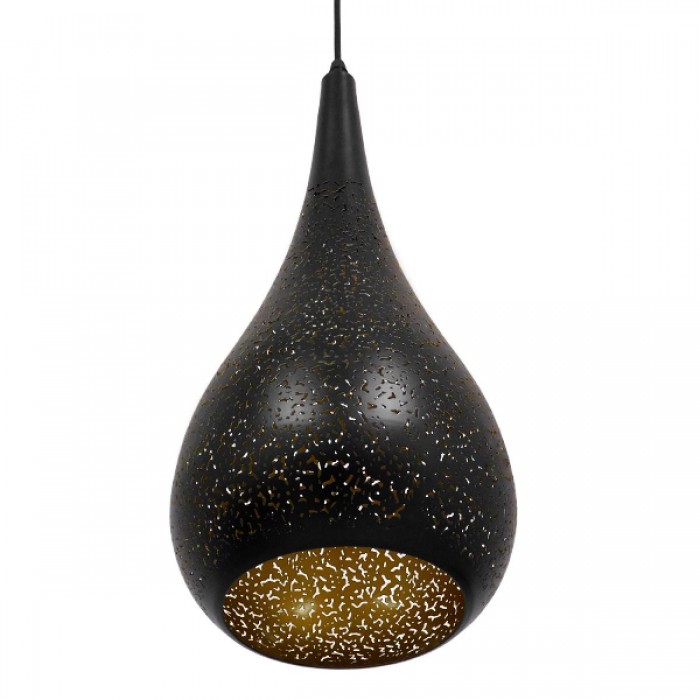 GloboStar® CORONA 01589 Μοντέρνο Κρεμαστό Φωτιστικό Οροφής Μονόφωτο 1 x E27 Μαύρο με Χρυσό Μεταλλικό Καμπάνα Φ20 x Υ46cm GloboStar® CORONA 01589 Μοντέρνο Κρεμαστό Φωτιστικό Οροφής Μονόφωτο 1 x E27 Μαύρο με Χρυσό Μεταλλικό Καμπάνα Φ20 x Υ46cm