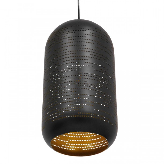 GloboStar® SAGA 01591 Μοντέρνο Κρεμαστό Φωτιστικό Οροφής Μονόφωτο 1 x E27 Μαύρο - Χρυσό Μεταλλικό Καμπάνα Φ20 x Υ41cm GloboStar® SAGA 01591 Μοντέρνο Κρεμαστό Φωτιστικό Οροφής Μονόφωτο 1 x E27 Μαύρο - Χρυσό Μεταλλικό Καμπάνα Φ20 x Υ41cm