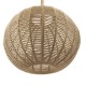 GloboStar® MANDALA 01593 Vintage Κρεμαστό Φωτιστικό Οροφής Μονόφωτο 1 x E27 Πλέγμα με Μπεζ Σχοινί Φ60 x Υ45cm GloboStar® MANDALA 01593 Vintage Κρεμαστό Φωτιστικό Οροφής Μονόφωτο 1 x E27 Πλέγμα με Μπεζ Σχοινί Φ60 x Υ45cm
