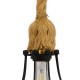 GloboStar® CAMBER 01594 Vintage Industrial Κρεμαστό Φωτιστικό Οροφής Μονόφωτο 1 x E27 Μαύρο Μεταλλικό Πλέγμα με Μπεζ Σχοινί Φ11 x Υ25cm GloboStar® CAMBER 01594 Vintage Industrial Κρεμαστό Φωτιστικό Οροφής Μονόφωτο 1 x E27 Μαύρο Μεταλλικό Πλέγμα με Μπεζ Σχοινί Φ11 x Υ25cm