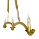 GloboStar® LUXOR 01598 Vintage Κρεμαστό Φωτιστικό Οροφής Τρίφωτο 3 x E14 Χρυσό Μεταλλικό με Μπεζ Σχοινί Μ75 x Π13 x Y18cm GloboStar® LUXOR 01598 Vintage Κρεμαστό Φωτιστικό Οροφής Τρίφωτο 3 x E14 Χρυσό Μεταλλικό με Μπεζ Σχοινί Μ75 x Π13 x Y18cm