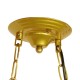 GloboStar® LUXOR 01598 Vintage Κρεμαστό Φωτιστικό Οροφής Τρίφωτο 3 x E14 Χρυσό Μεταλλικό με Μπεζ Σχοινί Μ75 x Π13 x Y18cm GloboStar® LUXOR 01598 Vintage Κρεμαστό Φωτιστικό Οροφής Τρίφωτο 3 x E14 Χρυσό Μεταλλικό με Μπεζ Σχοινί Μ75 x Π13 x Y18cm