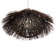 GloboStar® MAGIE 01600 Vintage Κρεμαστό Φωτιστικό Οροφής Μονόφωτο 1 x E27 Καφέ Σκούρο Ξύλινο Ψάθινο Rattan Φ50 x Υ30cm GloboStar® MAGIE 01600 Vintage Κρεμαστό Φωτιστικό Οροφής Μονόφωτο 1 x E27 Καφέ Σκούρο Ξύλινο Ψάθινο Rattan Φ50 x Υ30cm