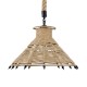 GloboStar® OZERO 01603 Vintage Κρεμαστό Φωτιστικό Οροφής Μονόφωτο 1 x E27 Μπεζ Καμπάνα με Σχοινί Φ41 x Υ28cm GloboStar® OZERO 01603 Vintage Κρεμαστό Φωτιστικό Οροφής Μονόφωτο 1 x E27 Μπεζ Καμπάνα με Σχοινί Φ41 x Υ28cm