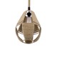 GloboStar® POLIA 01608 Vintage Κρεμαστό Φωτιστικό Οροφής Μονόφωτο 1 x E27 Πλέγμα με Μπεζ Σχοινί Φ30 x Υ42cm GloboStar® POLIA 01608 Vintage Κρεμαστό Φωτιστικό Οροφής Μονόφωτο 1 x E27 Πλέγμα με Μπεζ Σχοινί Φ30 x Υ42cm