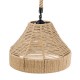 GloboStar® DOGMA 01609 Vintage Κρεμαστό Φωτιστικό Οροφής Μονόφωτο 1 x E27 Καμπάνα με Μπεζ Σχοινί Φ38 x Υ28cm GloboStar® DOGMA 01609 Vintage Κρεμαστό Φωτιστικό Οροφής Μονόφωτο 1 x E27 Καμπάνα με Μπεζ Σχοινί Φ38 x Υ28cm
