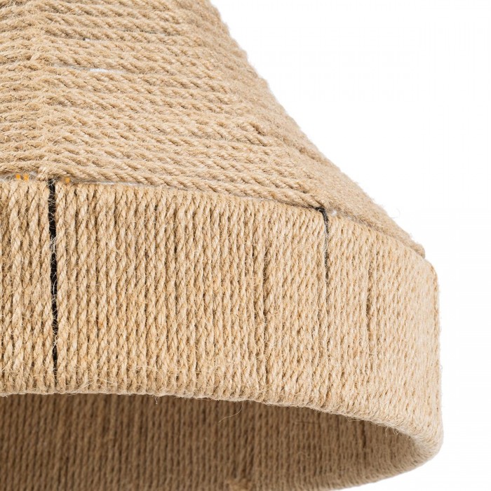 GloboStar® DOGMA 01609 Vintage Κρεμαστό Φωτιστικό Οροφής Μονόφωτο 1 x E27 Καμπάνα με Μπεζ Σχοινί Φ38 x Υ28cm GloboStar® DOGMA 01609 Vintage Κρεμαστό Φωτιστικό Οροφής Μονόφωτο 1 x E27 Καμπάνα με Μπεζ Σχοινί Φ38 x Υ28cm