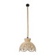 GloboStar® VENIER 01610 Vintage Κρεμαστό Φωτιστικό Οροφής Μονόφωτο 1 x E27 Πλέγμα με Μπεζ Σχοινί Φ35 x Υ26cm GloboStar® VENIER 01610 Vintage Κρεμαστό Φωτιστικό Οροφής Μονόφωτο 1 x E27 Πλέγμα με Μπεζ Σχοινί Φ35 x Υ26cm