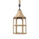 GloboStar® YUBA 01612 Vintage Κρεμαστό Φωτιστικό Οροφής Μονόφωτο 1 x E27 Πλέγμα με Μπεζ Σχοινί Φ22 x Υ40cm GloboStar® YUBA 01612 Vintage Κρεμαστό Φωτιστικό Οροφής Μονόφωτο 1 x E27 Πλέγμα με Μπεζ Σχοινί Φ22 x Υ40cm