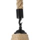 GloboStar® YUBA 01612 Vintage Κρεμαστό Φωτιστικό Οροφής Μονόφωτο 1 x E27 Πλέγμα με Μπεζ Σχοινί Φ22 x Υ40cm GloboStar® YUBA 01612 Vintage Κρεμαστό Φωτιστικό Οροφής Μονόφωτο 1 x E27 Πλέγμα με Μπεζ Σχοινί Φ22 x Υ40cm