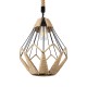 GloboStar® CONICAL 01617 Vintage Κρεμαστό Φωτιστικό Οροφής Μονόφωτο 1 x E27 Πλέγμα με Μπεζ Σχοινί Φ30 x Υ40cm GloboStar® CONICAL 01617 Vintage Κρεμαστό Φωτιστικό Οροφής Μονόφωτο 1 x E27 Πλέγμα με Μπεζ Σχοινί Φ30 x Υ40cm