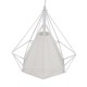 GloboStar® KAIRI 01619 Μοντέρνο Industrial Κρεμαστό Φωτιστικό Οροφής Μονόφωτο 1 x E27 Λευκό με Ύφασμα Μεταλλικό Πλέγμα Φ38 x Υ39cm GloboStar® KAIRI 01619 Μοντέρνο Industrial Κρεμαστό Φωτιστικό Οροφής Μονόφωτο 1 x E27 Λευκό με Ύφασμα Μεταλλικό Πλέγμα Φ38 x Υ39cm