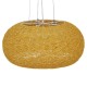 GloboStar® FIJI 01628 Vintage Κρεμαστό Φωτιστικό Οροφής Πολύφωτο 5 x E27 Μπέζ Rattan Φ60 x Υ29cm GloboStar® FIJI 01628 Vintage Κρεμαστό Φωτιστικό Οροφής Πολύφωτο 5 x E27 Μπέζ Rattan Φ60 x Υ29cm