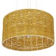 GloboStar® MADAGASKAR 01630 Vintage Κρεμαστό Φωτιστικό Οροφής Τρίφωτο 3 x E27 Καφέ Ξύλινο Rattan Φ40 x Υ22cm GloboStar® MADAGASKAR 01630 Vintage Κρεμαστό Φωτιστικό Οροφής Τρίφωτο 3 x E27 Καφέ Ξύλινο Rattan Φ40 x Υ22cm