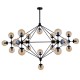 GloboStar® SENTINEL 01638 Μοντέρνο Industrial Κρεμαστό Φωτιστικό Οροφής Πολύφωτο 21 x E27 Μαύρο Μεταλλικό Πολυέλαιος με Μελί Γυαλί Φ170 x Υ136cm GloboStar® SENTINEL 01638 Μοντέρνο Industrial Κρεμαστό Φωτιστικό Οροφής Πολύφωτο 21 x E27 Μαύρο Μεταλλικό Πολυέλαιος με Μελί Γυαλί Φ170 x Υ136cm