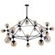 GloboStar® SENTINEL 01638 Μοντέρνο Industrial Κρεμαστό Φωτιστικό Οροφής Πολύφωτο 21 x E27 Μαύρο Μεταλλικό Πολυέλαιος με Μελί Γυαλί Φ170 x Υ136cm GloboStar® SENTINEL 01638 Μοντέρνο Industrial Κρεμαστό Φωτιστικό Οροφής Πολύφωτο 21 x E27 Μαύρο Μεταλλικό Πολυέλαιος με Μελί Γυαλί Φ170 x Υ136cm