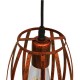 GloboStar® ZEBRA 01639 Vintage Industrial Κρεμαστό Φωτιστικό Οροφής Μονόφωτο Καφέ Σκουριά Μεταλλικό Πλέγμα Φ15 x Υ25cm GloboStar® ZEBRA 01639 Vintage Industrial Κρεμαστό Φωτιστικό Οροφής Μονόφωτο Καφέ Σκουριά Μεταλλικό Πλέγμα Φ15 x Υ25cm