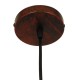 GloboStar® ZEBRA 01639 Vintage Industrial Κρεμαστό Φωτιστικό Οροφής Μονόφωτο Καφέ Σκουριά Μεταλλικό Πλέγμα Φ15 x Υ25cm GloboStar® ZEBRA 01639 Vintage Industrial Κρεμαστό Φωτιστικό Οροφής Μονόφωτο Καφέ Σκουριά Μεταλλικό Πλέγμα Φ15 x Υ25cm