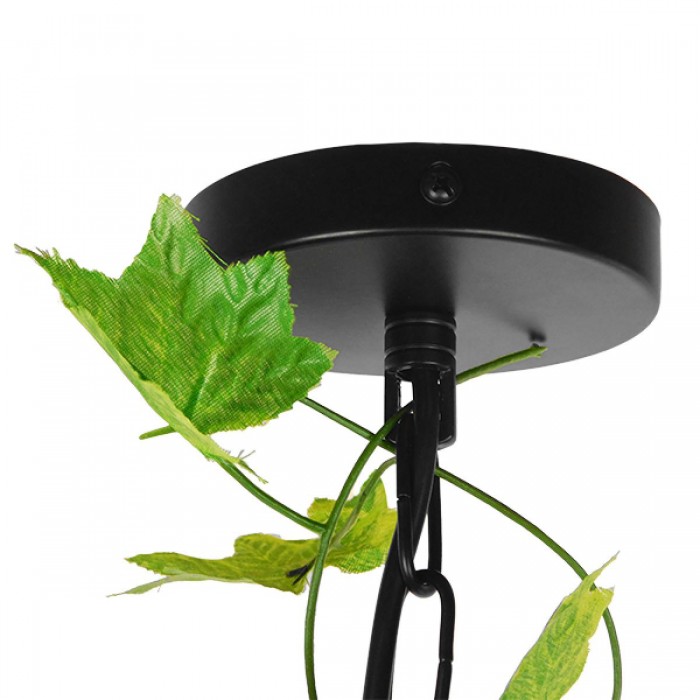 GloboStar® MIZU 01640 Vintage Industrial Κρεμαστό Φωτιστικό Οροφής Μονόφωτο 1 x E27 Μαύρο Μεταλλικό Πλέγμα Μ48.5 x Π37.5 x Y42cm GloboStar® MIZU 01640 Vintage Industrial Κρεμαστό Φωτιστικό Οροφής Μονόφωτο 1 x E27 Μαύρο Μεταλλικό Πλέγμα Μ48.5 x Π37.5 x Y42cm