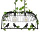 GloboStar® FACET 01643 Vintage Industrial Κρεμαστό Φωτιστικό Οροφής Δίφωτο 2 x E27 Μαύρο Μεταλλικό Πλέγμα Μ73.6 x Π37.5 x Y38cm GloboStar® FACET 01643 Vintage Industrial Κρεμαστό Φωτιστικό Οροφής Δίφωτο 2 x E27 Μαύρο Μεταλλικό Πλέγμα Μ73.6 x Π37.5 x Y38cm