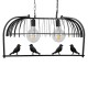 GloboStar® FACET 01643 Vintage Industrial Κρεμαστό Φωτιστικό Οροφής Δίφωτο 2 x E27 Μαύρο Μεταλλικό Πλέγμα Μ73.6 x Π37.5 x Y38cm GloboStar® FACET 01643 Vintage Industrial Κρεμαστό Φωτιστικό Οροφής Δίφωτο 2 x E27 Μαύρο Μεταλλικό Πλέγμα Μ73.6 x Π37.5 x Y38cm