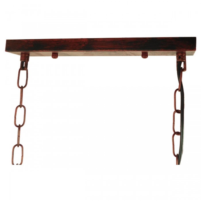 GloboStar® CABALBI 01645 Vintage Industrial Κρεμαστό Φωτιστικό Οροφής Δίφωτο 2 x E27 Καφέ Σκουριά Μεταλλικό Πλέγμα Μ73.6 x Π37.5 x Y38.5cm GloboStar® CABALBI 01645 Vintage Industrial Κρεμαστό Φωτιστικό Οροφής Δίφωτο 2 x E27 Καφέ Σκουριά Μεταλλικό Πλέγμα Μ73.6 x Π37.5 x Y38.5cm