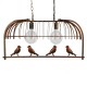 GloboStar® CABALBI 01645 Vintage Industrial Κρεμαστό Φωτιστικό Οροφής Δίφωτο 2 x E27 Καφέ Σκουριά Μεταλλικό Πλέγμα Μ73.6 x Π37.5 x Y38.5cm GloboStar® CABALBI 01645 Vintage Industrial Κρεμαστό Φωτιστικό Οροφής Δίφωτο 2 x E27 Καφέ Σκουριά Μεταλλικό Πλέγμα Μ73.6 x Π37.5 x Y38.5cm