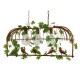 GloboStar® ARMONIA 01648 Vintage Industrial Κρεμαστό Φωτιστικό Οροφής Τρίφωτο 3 x E27 Καφέ Σκουριά Μεταλλικό Πλέγμα Μ85.5 x Π37.5 x Y38cm GloboStar® ARMONIA 01648 Vintage Industrial Κρεμαστό Φωτιστικό Οροφής Τρίφωτο 3 x E27 Καφέ Σκουριά Μεταλλικό Πλέγμα Μ85.5 x Π37.5 x Y38cm