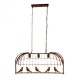 GloboStar® ARMONIA 01648 Vintage Industrial Κρεμαστό Φωτιστικό Οροφής Τρίφωτο 3 x E27 Καφέ Σκουριά Μεταλλικό Πλέγμα Μ85.5 x Π37.5 x Y38cm GloboStar® ARMONIA 01648 Vintage Industrial Κρεμαστό Φωτιστικό Οροφής Τρίφωτο 3 x E27 Καφέ Σκουριά Μεταλλικό Πλέγμα Μ85.5 x Π37.5 x Y38cm