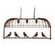 GloboStar® ARMONIA 01648 Vintage Industrial Κρεμαστό Φωτιστικό Οροφής Τρίφωτο 3 x E27 Καφέ Σκουριά Μεταλλικό Πλέγμα Μ85.5 x Π37.5 x Y38cm GloboStar® ARMONIA 01648 Vintage Industrial Κρεμαστό Φωτιστικό Οροφής Τρίφωτο 3 x E27 Καφέ Σκουριά Μεταλλικό Πλέγμα Μ85.5 x Π37.5 x Y38cm