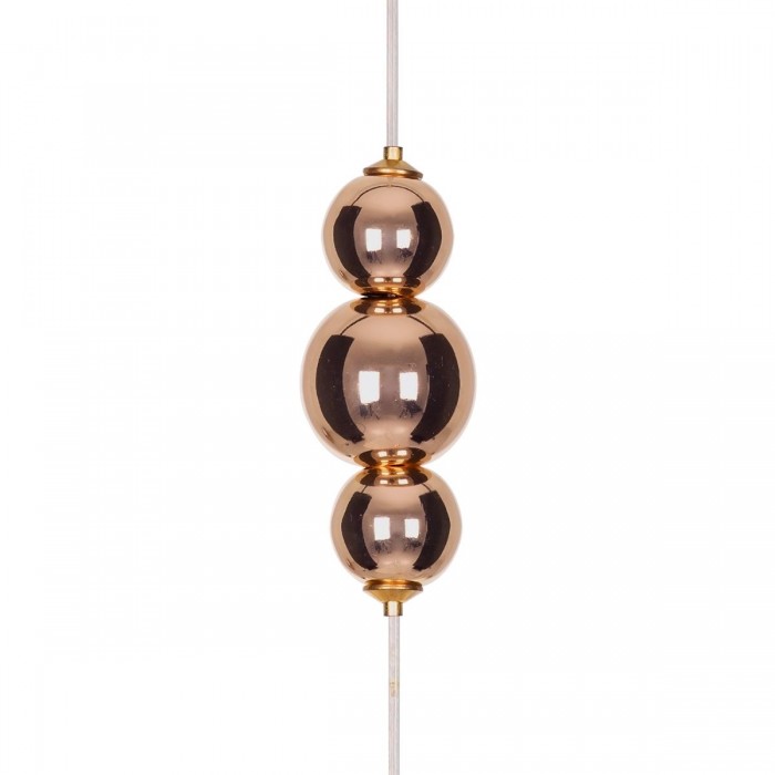GloboStar® BUTTERFLY 01650 Μοντέρνο Κρεμαστό Φωτιστικό Οροφής Μονόφωτο με Ακρυλικό Plexiglass Ροζ Χρυσό Μεταλλικό CREE LED 10W 800lm 360° AC 85-265V Θερμό Λευκό 2700K Μ20 x Π17 x Y24cm