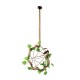 GloboStar® BRADLEY 01661 Vintage Κρεμαστό Φωτιστικό Οροφής Μονόφωτο 1 x E27 Πλέγμα Καφέ Σκουριά με Μπεζ Σχοινί Φ42 x Υ42cm GloboStar® BRADLEY 01661 Vintage Κρεμαστό Φωτιστικό Οροφής Μονόφωτο 1 x E27 Πλέγμα Καφέ Σκουριά με Μπεζ Σχοινί Φ42 x Υ42cm
