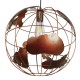 GloboStar® EARTH 01665 Vintage Industrial Κρεμαστό Φωτιστικό Οροφής Μονόφωτο 1 x E27 Καφέ Σκουριά Μεταλλικό Πλέγμα Φ40 x Υ40cm GloboStar® EARTH 01665 Vintage Industrial Κρεμαστό Φωτιστικό Οροφής Μονόφωτο 1 x E27 Καφέ Σκουριά Μεταλλικό Πλέγμα Φ40 x Υ40cm