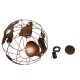 GloboStar® EARTH 01665 Vintage Industrial Κρεμαστό Φωτιστικό Οροφής Μονόφωτο 1 x E27 Καφέ Σκουριά Μεταλλικό Πλέγμα Φ40 x Υ40cm GloboStar® EARTH 01665 Vintage Industrial Κρεμαστό Φωτιστικό Οροφής Μονόφωτο 1 x E27 Καφέ Σκουριά Μεταλλικό Πλέγμα Φ40 x Υ40cm