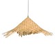 GloboStar® RICEHAT 01666 Vintage Κρεμαστό Φωτιστικό Οροφής Μονόφωτο 1 x E27 Μπέζ Ξύλινο Ψάθινο Μπαμπού Φ70 x Υ25cm GloboStar® RICEHAT 01666 Vintage Κρεμαστό Φωτιστικό Οροφής Μονόφωτο 1 x E27 Μπέζ Ξύλινο Ψάθινο Μπαμπού Φ70 x Υ25cm