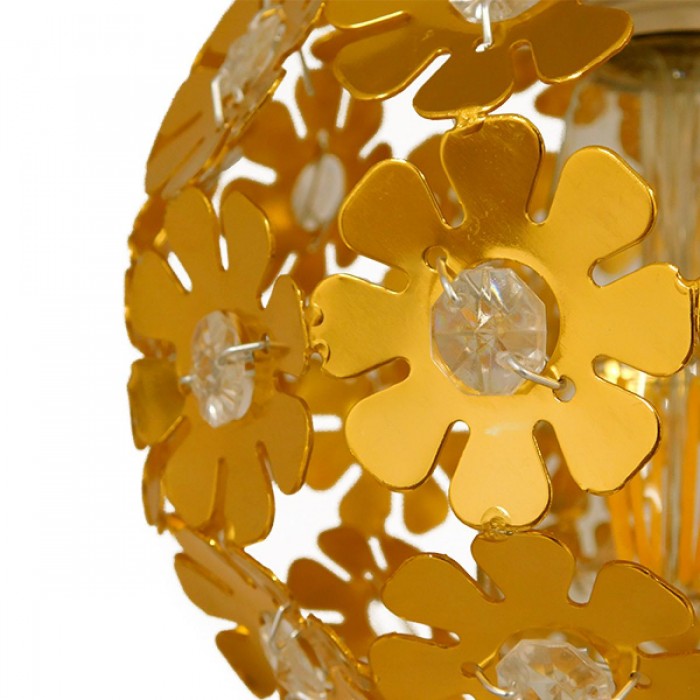 GloboStar® MARGARITA 01670 Μοντέρνο Κρεμαστό Φωτιστικό Οροφής Τρίφωτο 3 x E27 Χρυσό Μεταλλικό με Κρύσταλλα Φ50 x Υ24cm GloboStar® MARGARITA 01670 Μοντέρνο Κρεμαστό Φωτιστικό Οροφής Τρίφωτο 3 x E27 Χρυσό Μεταλλικό με Κρύσταλλα Φ50 x Υ24cm