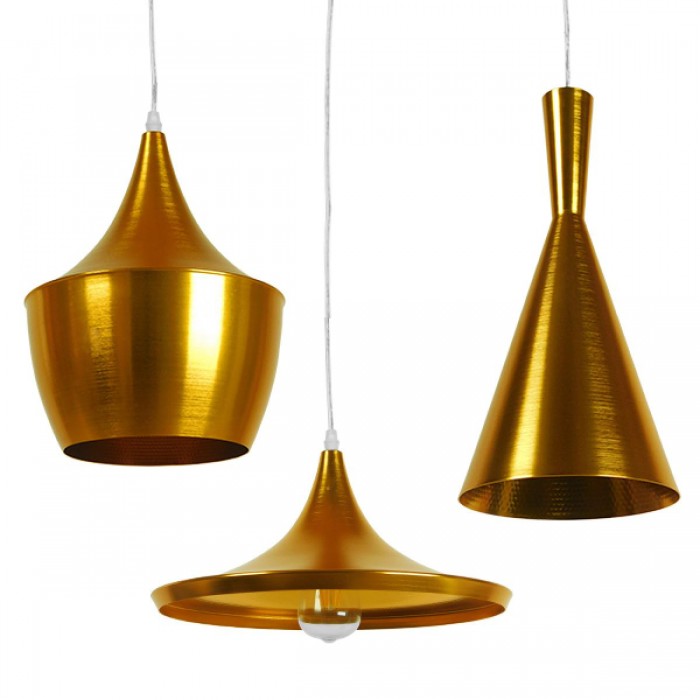 GloboStar® SHANGHAI GOLD 01678 SET 3 Μοντέρνα Κρεμαστά Φωτιστικά Οροφής Τρίφωτο 3 x E27 Χρυσά Μεταλλικά Καμπάνα GloboStar® SHANGHAI GOLD 01678 SET 3 Μοντέρνα Κρεμαστά Φωτιστικά Οροφής Τρίφωτο 3 x E27 Χρυσά Μεταλλικά Καμπάνα