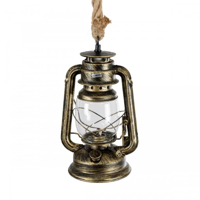 GLOBOSTAR® BARBAROSSA 01705 Vintage Κρεμαστό Φωτιστικό Οροφής με Ντουί 1 x E27 AC 220-240V IP20 - Μπρούτζινο, Μπεζ & Διάφανο - Μ18 x Π18 x Υ28cm GLOBOSTAR® BARBAROSSA 01705 Vintage Κρεμαστό Φωτιστικό Οροφής με Ντουί 1 x E27 AC 220-240V IP20 - Μπρούτζινο, Μπεζ & Διάφανο - Μ18 x Π18 x Υ28cm