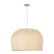 GloboStar® BERMUDA 01709 Μοντέρνο Κρεμαστό Φωτιστικό Οροφής Μονόφωτο 1 x E27 Μπεζ Μπαμπού Καμπάνα Φ50 x Υ34cm GloboStar® BERMUDA 01709 Μοντέρνο Κρεμαστό Φωτιστικό Οροφής Μονόφωτο 1 x E27 Μπεζ Μπαμπού Καμπάνα Φ50 x Υ34cm