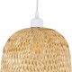 GloboStar® MANILA 01713 Μοντέρνο Κρεμαστό Φωτιστικό Οροφής Μονόφωτο 1 x E27 Μπεζ Μπαμπού Καμπάνα Φ25 x Υ60cm GloboStar® MANILA 01713 Μοντέρνο Κρεμαστό Φωτιστικό Οροφής Μονόφωτο 1 x E27 Μπεζ Μπαμπού Καμπάνα Φ25 x Υ60cm