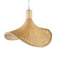 GloboStar® CUBA 01715 Vintage Κρεμαστό Φωτιστικό Οροφής Μονόφωτο 1 x E27 Μπεζ Ξύλινο Μπαμπού Φ33 x Y25cm GloboStar® CUBA 01715 Vintage Κρεμαστό Φωτιστικό Οροφής Μονόφωτο 1 x E27 Μπεζ Ξύλινο Μπαμπού Φ33 x Y25cm
